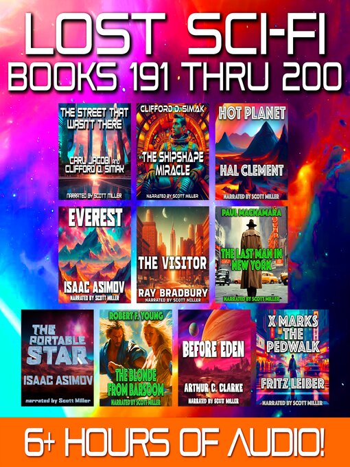 Title details for Lost Sci-Fi Books 191 thru 200 by Clifford D. Simak - Wait list